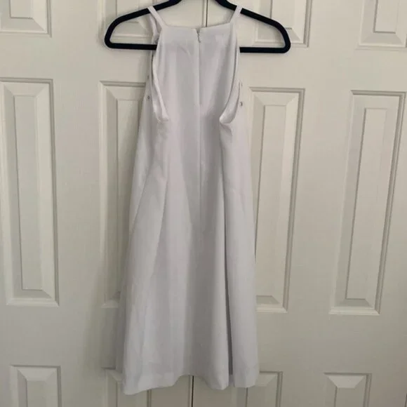 Alfani swing dress with white rivets on neckline. Size 6